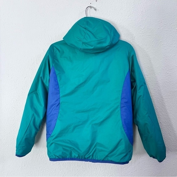 The North Face blue green reversible hooded jacket - Picture 8 of 10